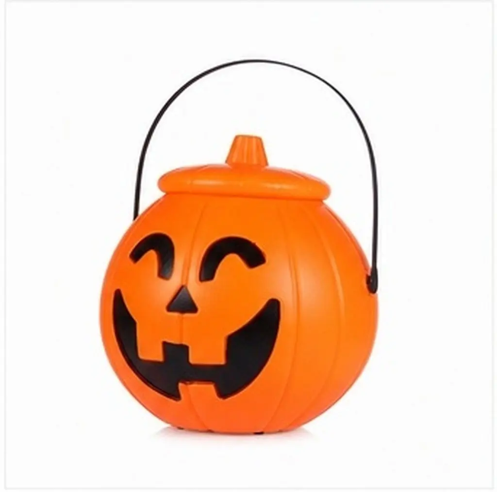 1Pcs Halloween Pumpkin Lamp Orange Simulation Lamp Safe Flameless Decoration Party Light for Home Garden Wedding Holiday