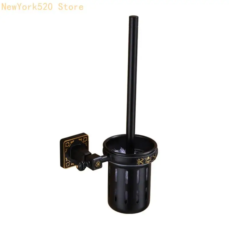 Hygienic Wall Mounted Toilet Brush Features Removable Alloys Plastic Head For Easy Maintenance And Cleaning N84C