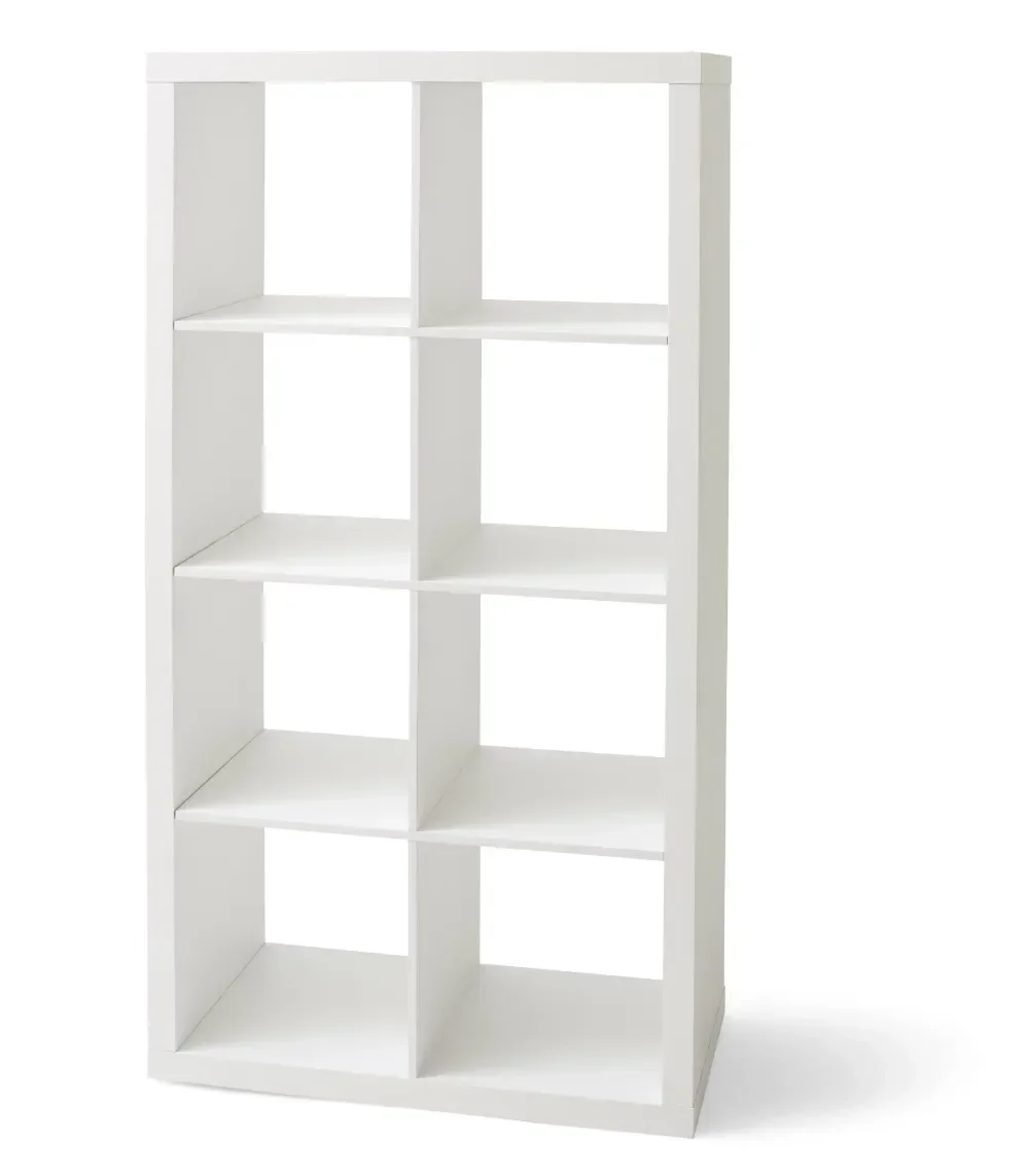 

Homes 8-Cube Storage Organizer, White Texture