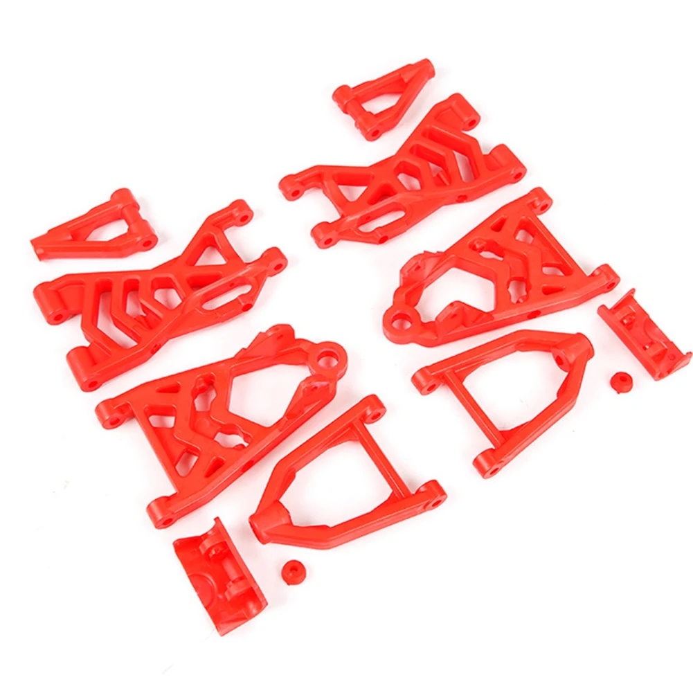 Nylonowy zestaw przedniego i tylnego wahacza o wysokiej wytrzymałości do 1/5 ROVAN BAJA KM 5B BAHA RC CAR Toys PARTS-czerwony