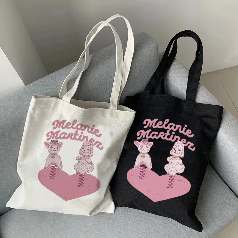 Mode Nieuw In Melanie Martinez Boodschappentas Eco Manga Tote Harajuku Shopper Tas Vrouwen Canvas Schoudertas