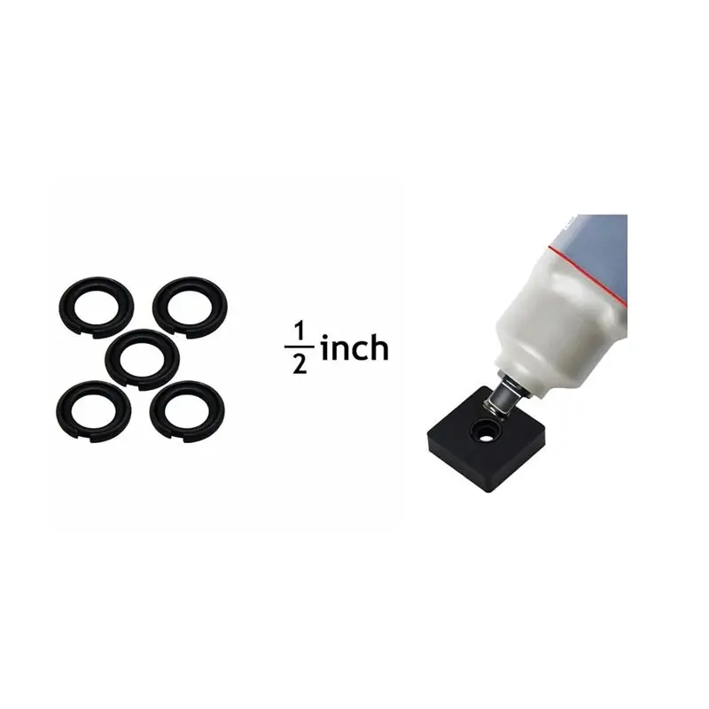 ABFS (4 + 4 مجموعات) 1/2 و 3/8 بوصة تأثير الاحتفاظ الدائري كليب حلقة الاحتكاك مع حلقة O لمفتاح الربط الكهربائي/الهوائي #4