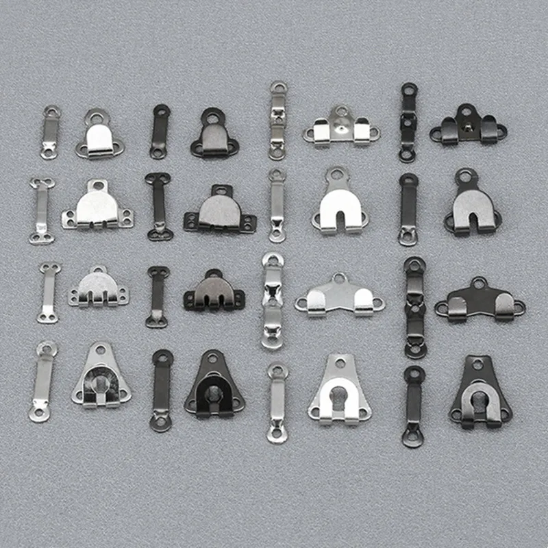 10pcs Metal copper hook for dress pants, dress hook accessory, invisible waist cinching, hand-stitched adjustment buckle