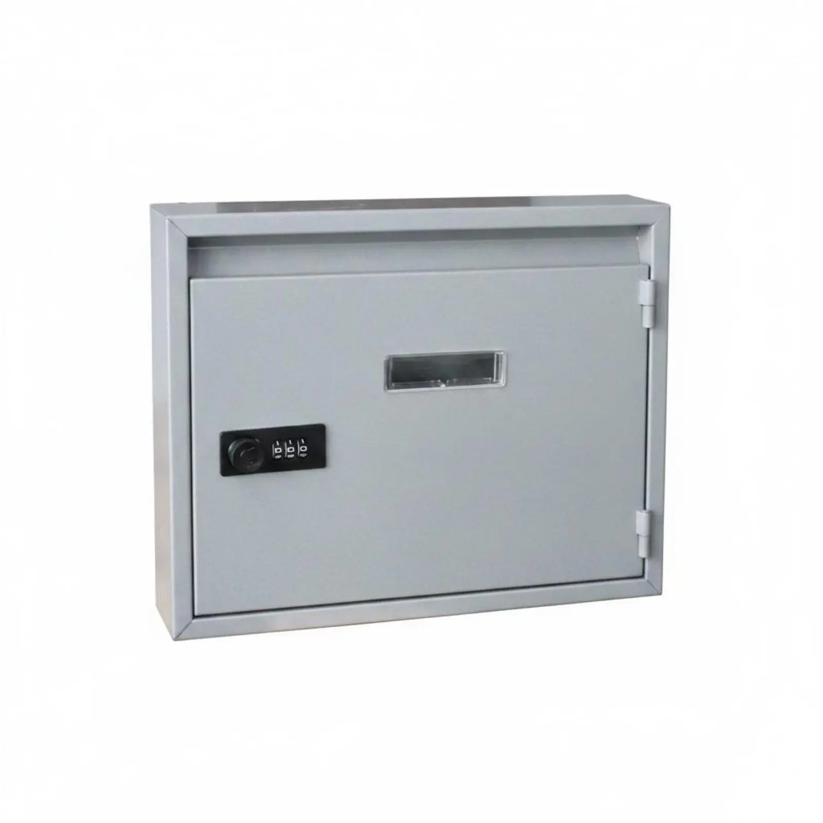Mailbox with Lock Home Exterior Wall Mount Code Lock Mailbox Galvanized Steel for Secure Letters Delivery