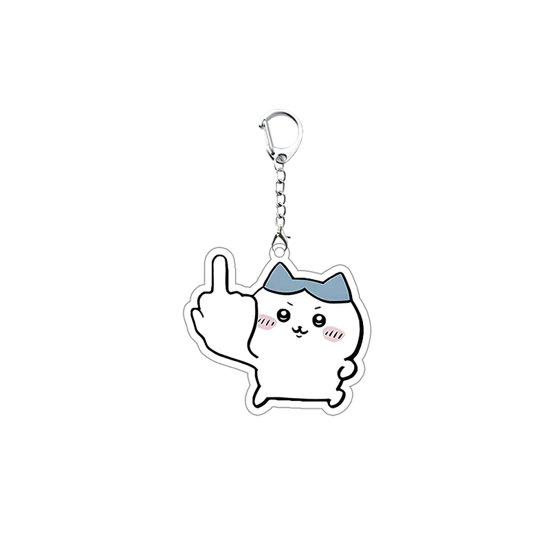 Porte-clés Anime Kawaii Chiikawas, pendentif amusant, accessoires de sac à dos, jouets de décoration Ins, cadeau d'amie mignonne, cadeau de Noël pour les filles