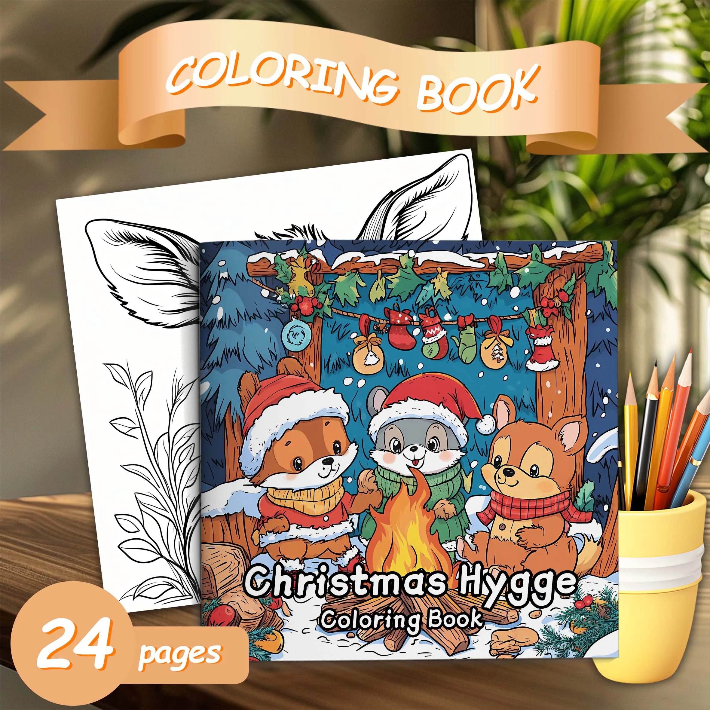 Christmas Coloring Books For Adults And Teenagers Feature Christmas Elements To Bring You Warm Moments Christmas Gifts ﻿