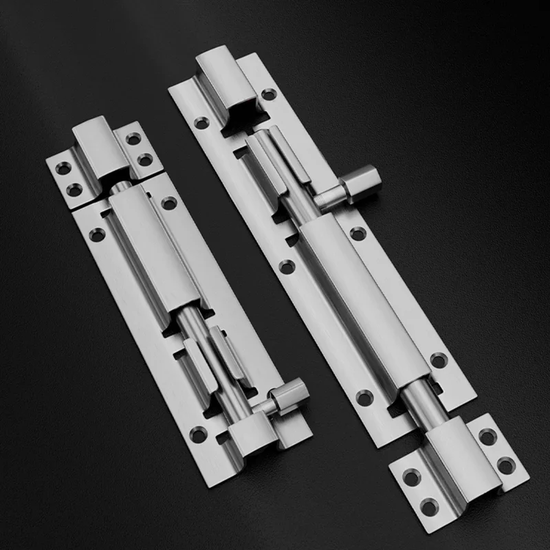 1 قطعة الفولاذ المقاوم للصدأ السلامة المفصلي قفل Soor قفل انزلاق قفل باب خزانة الملابس قفل الترباس اكسسوارات أثاث أجهزة الديكور