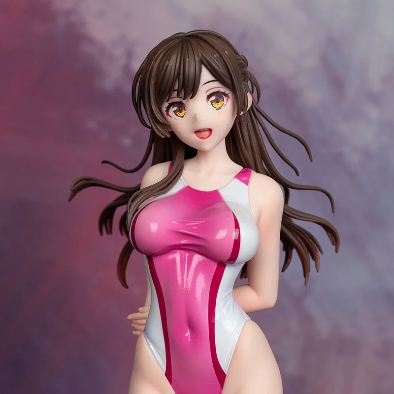 【新品】25 センチメートルレンタルガールフレンド銭河水原水着アニメフィギュア彼女おかしいイチノセアクションフィギュア模型玩具セクシーギフト