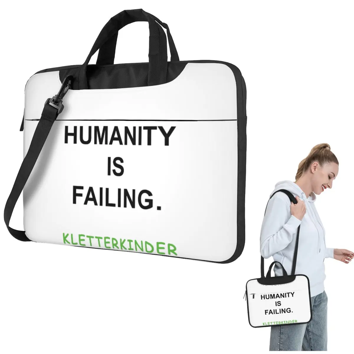 

Человечество не спливается, климат, сумка через плечо для ноутбука, чехол для компьютера, устойчивая защитная сумка для ноутбука для Lenovo