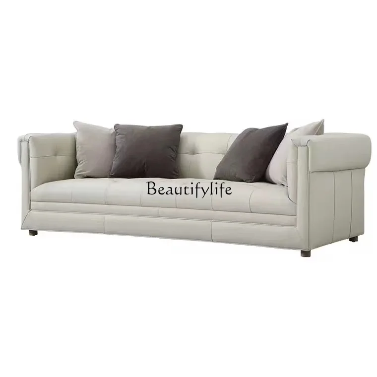 

American light luxury solid wood sofa combination modern simplicity living room furniture modern simplicity