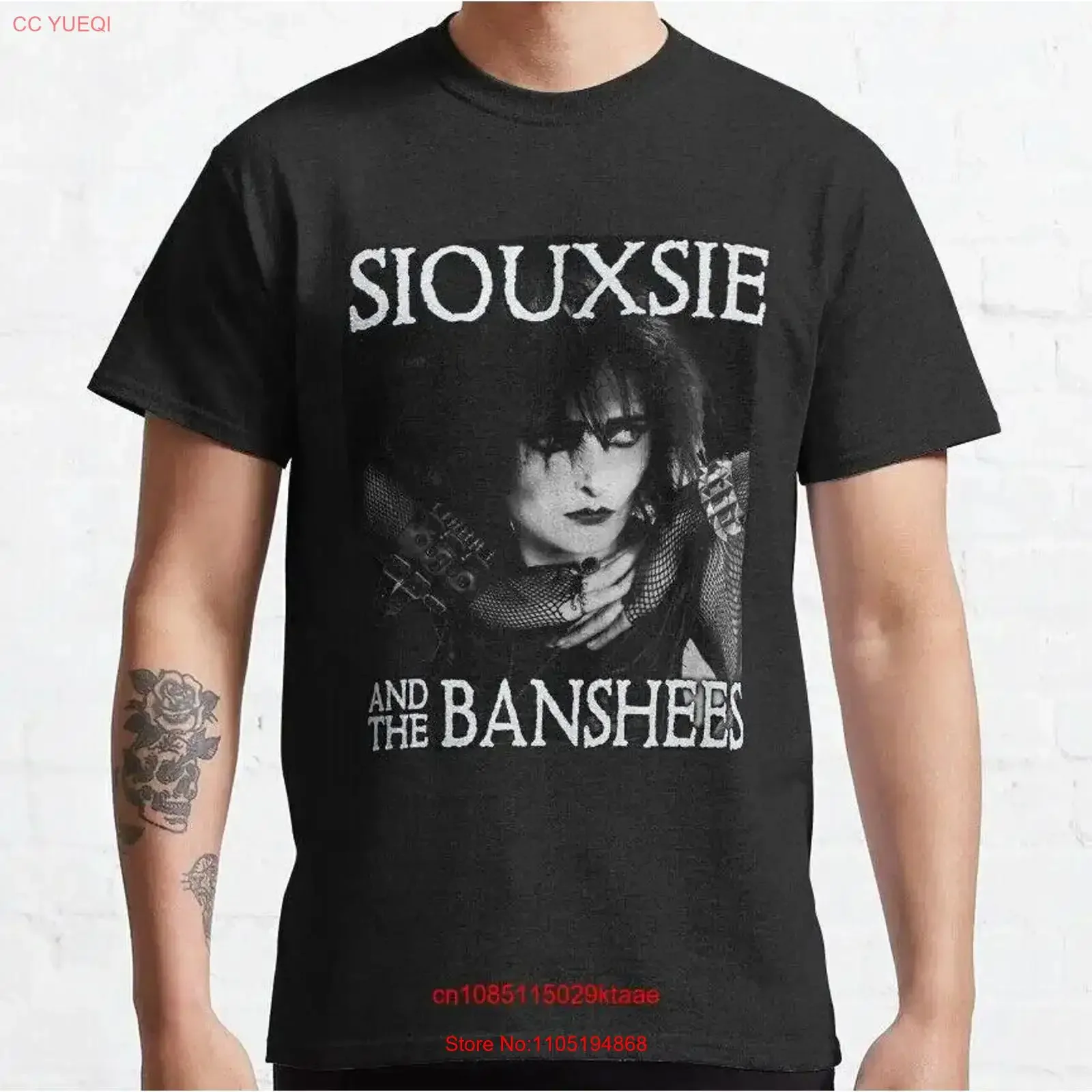 CALIENTE Siouxie Y The Banshees Fan Camiseta 2 Tamaño clásico S 5XL vintage Gráfico lavado Suave Estirado Elegante moda homme