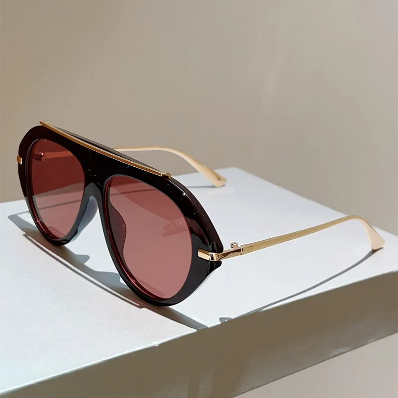 Women Luxury Brand Design Sunglasses Men Trendy Pilot Sunglasses Men New in Fashion Vintage Multi-color Outdoor Casual Shades