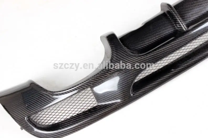 Auto Car Carbon Rear Lip Diffuser With Quad Exhaust Dual Outlet For BMW E82