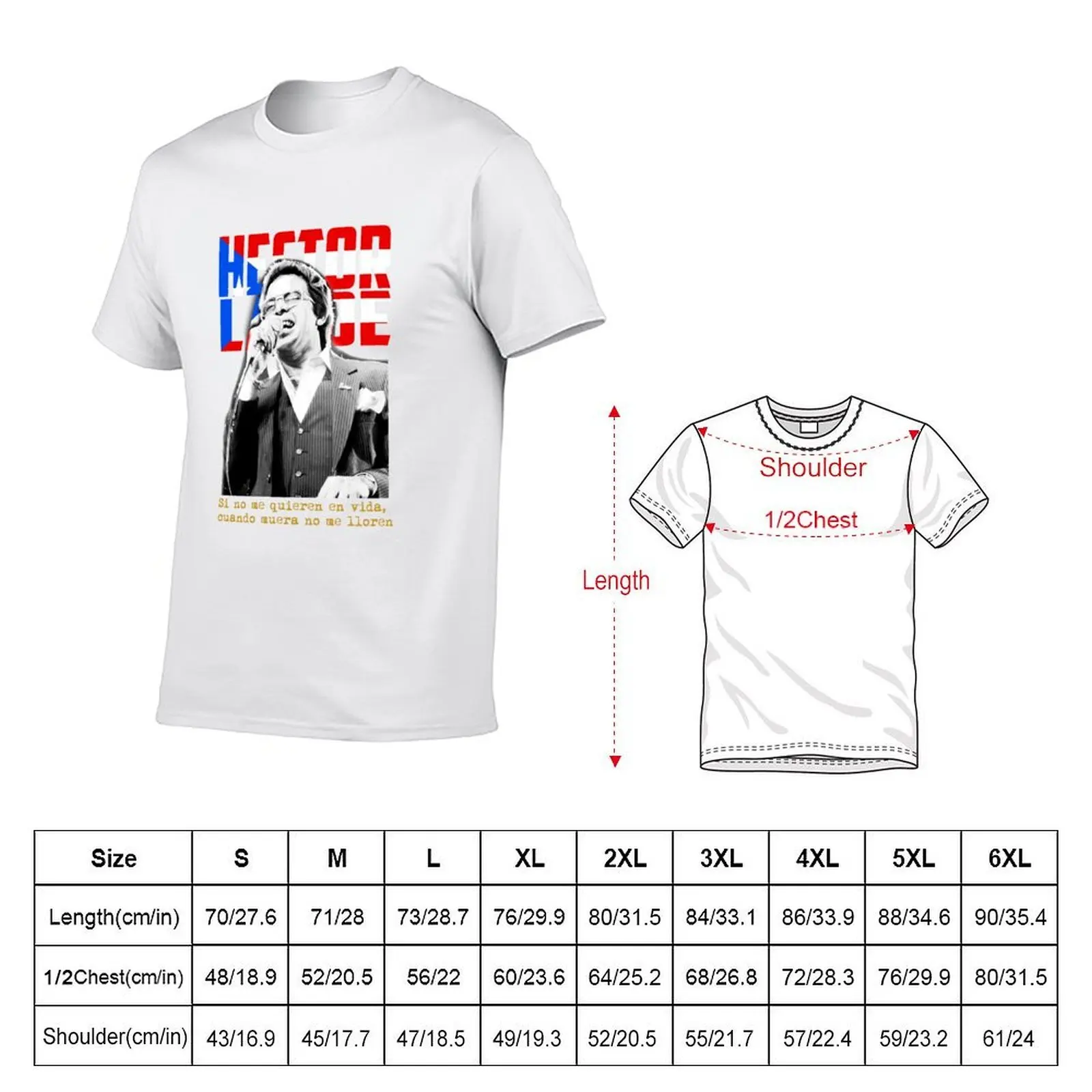 Hector Lavoe All Star Power Latin Salsa T-Shirt cotton graphic tees street wear Men's clothing