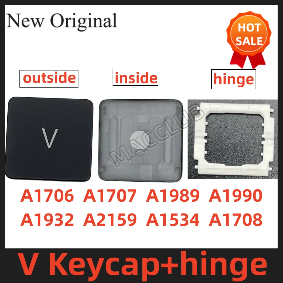 

V KeyCap for MacBook Pro Retina A1708 A1706 A1707 A1989 A1990 A1534 A2159 A1534 Keyboard Case Key Cap keys with hinge