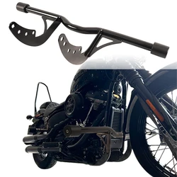 Motorcycle Solid Steel Black Club Style Crash Bar Front&Rear Protection Guard for Harley Davidson Softail 2018-2024