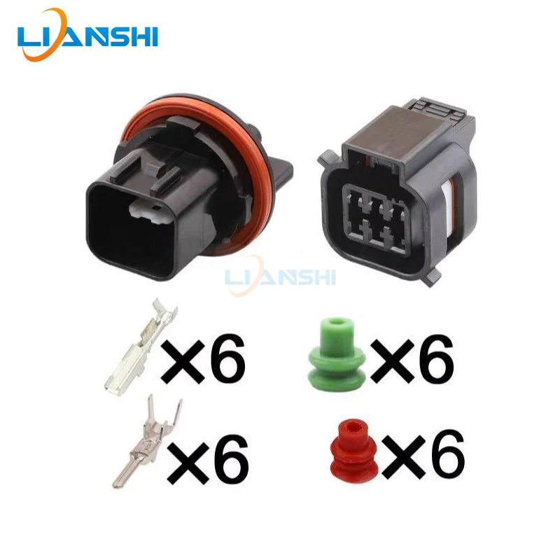

MG653863-5 MG643866 are suitable for 6-pin wiring harness plugs of Hyundai Kia automotive connectors