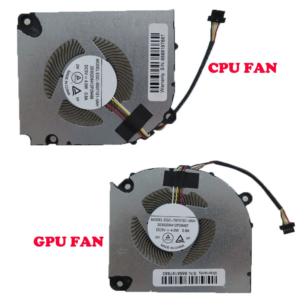 

Laptop CPU GPU FAN EGC-79731S1-0AH P.PSSA-A-V35-111-GP2-B EGC-85071S1-0AH P.PSSA-A-V35-100-GP2-B DC 5V 0.5A 4PIN New