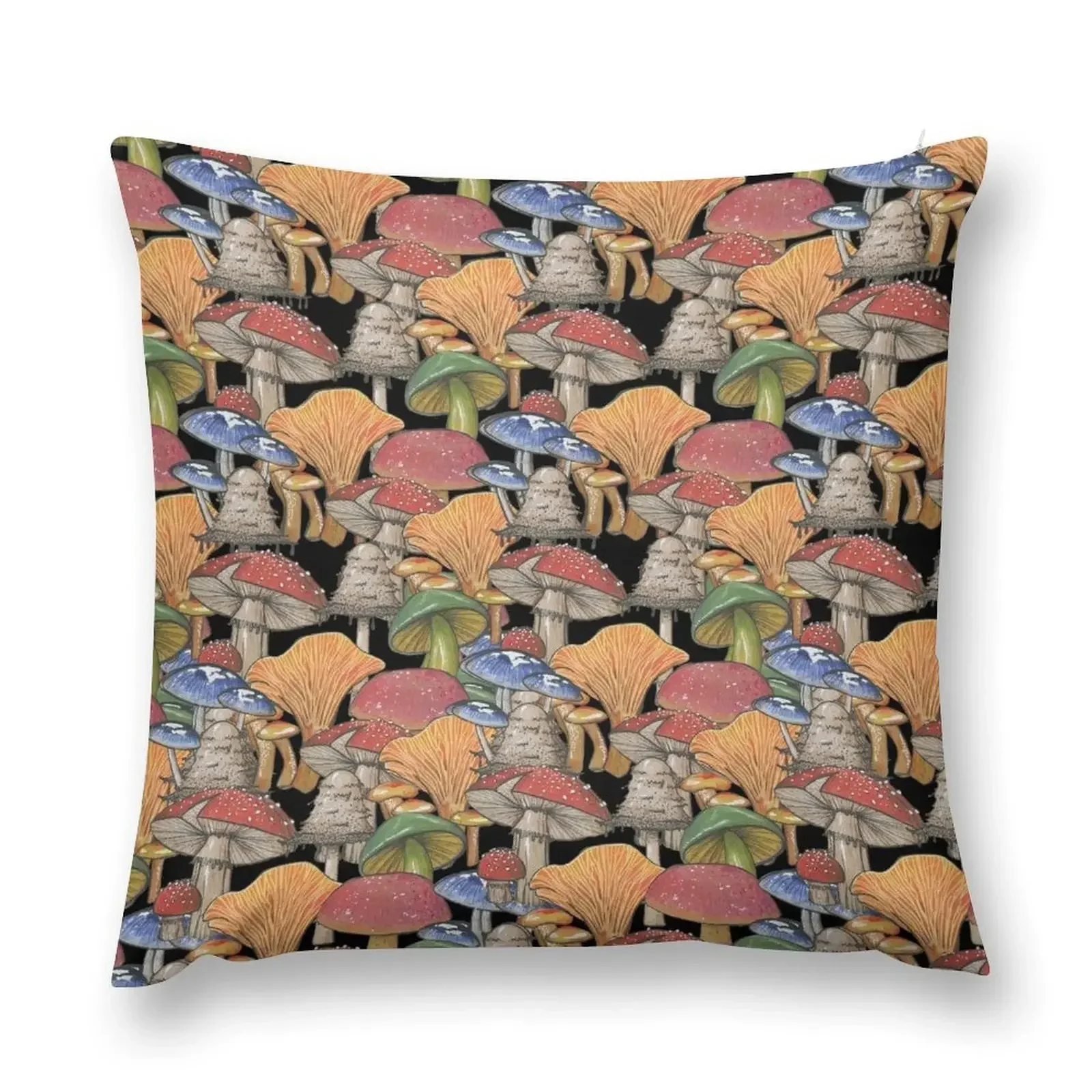 

Mushroom Mayhem Throw Pillow Pillowcases For Pillows Christmas Pillow Covers pillow