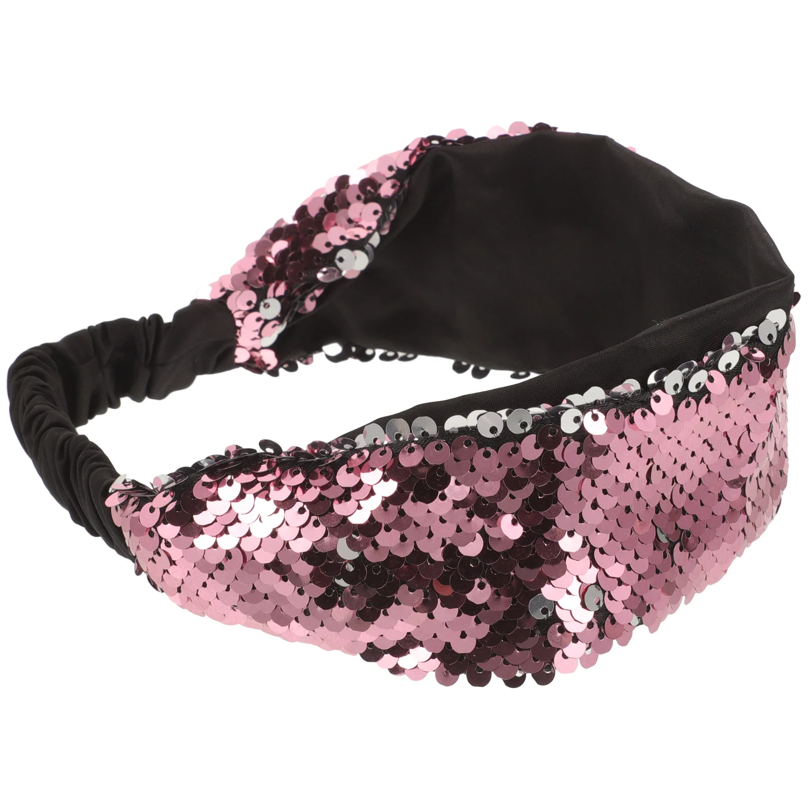 

Padded Hair Band Girls Headband Headdress Mermaid Sequin Hairband Reversible Sequins