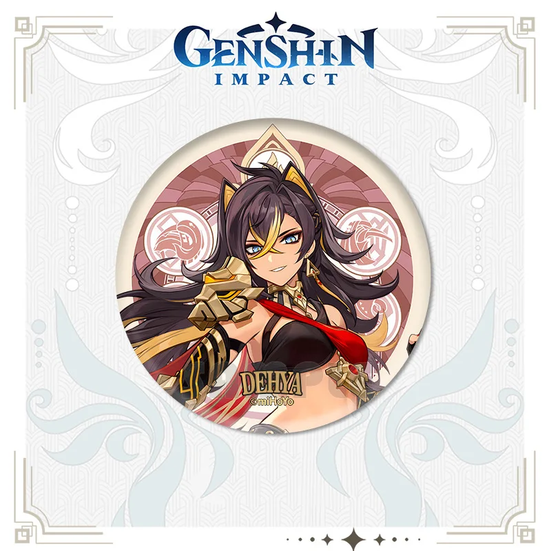 Genshin Impact Pin FKARUS Alhaitham Baizhu Dehy Kaeya Kaveh Itto Kirara Cyno Wanderer Mika Razor Bennett Lumine Eula Gorou Badge