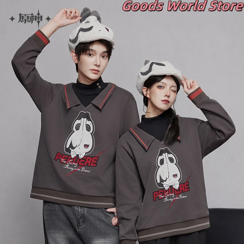 

Оригинальная толстовка Arlecchino, официальный товар, игра Genshin Impact Arlecchino, повседневная одежда для поездок на работу, карнавальный костюм, подарок на Хэллоуин