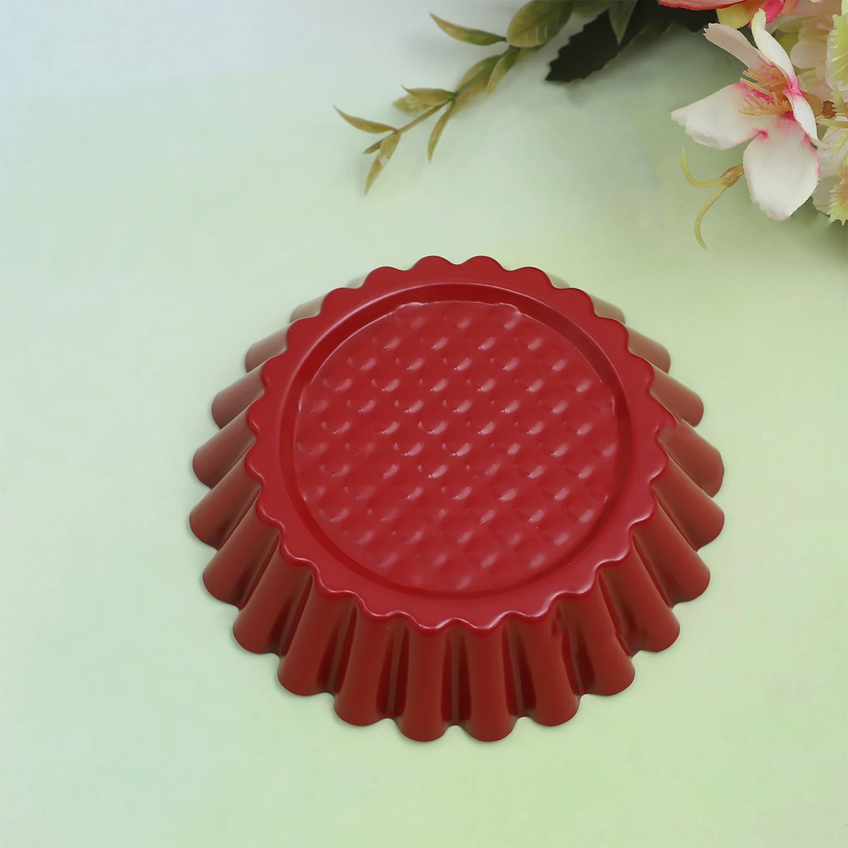 

12Pcs Chrysanthemum Egg Tart Molds Non-Stick Eco-Friendly Baking Tool DIY Kitchen Supplies for Home Baking