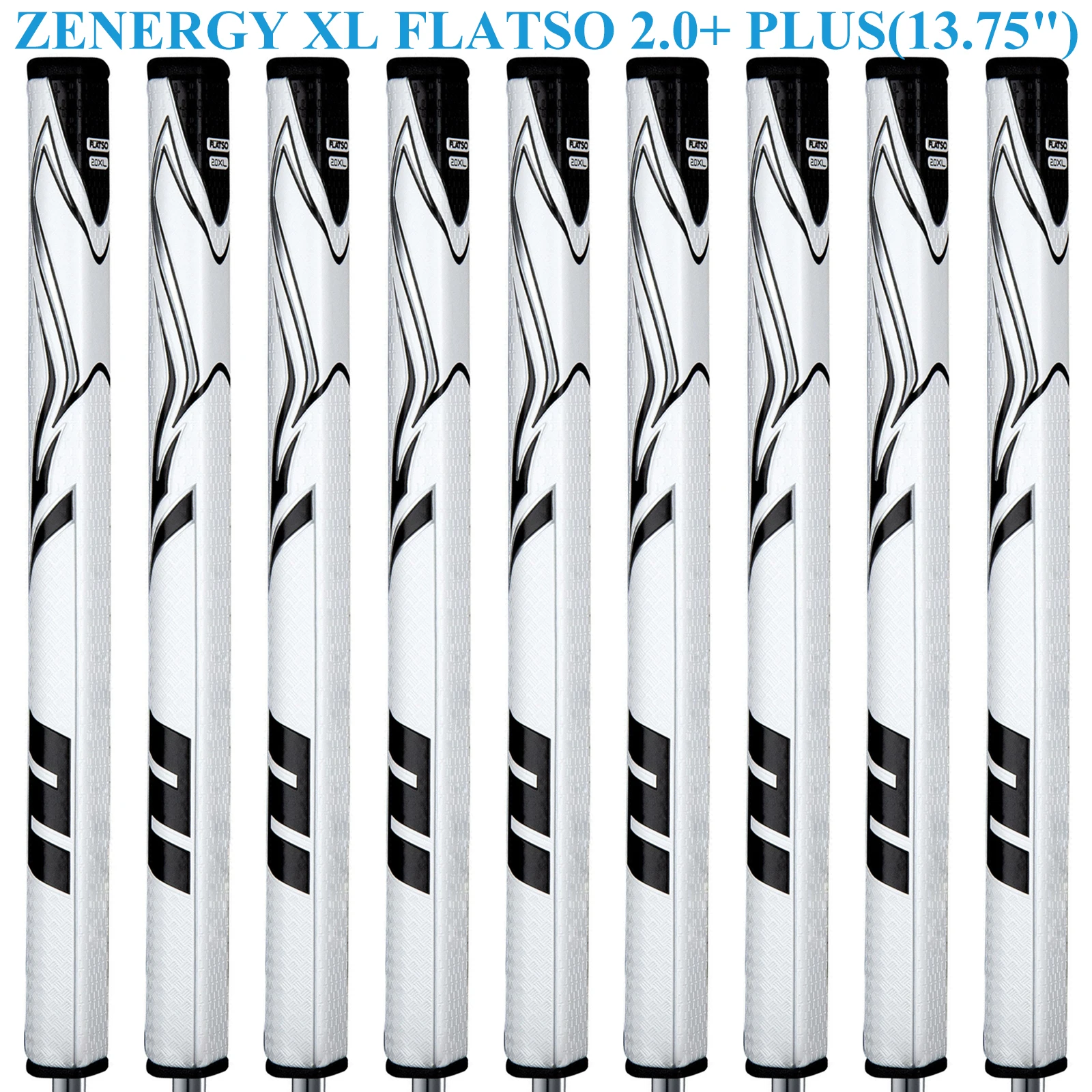 

Zenergy Golf Grip Putter Flatso XL 2.0 Lightweight High Feedback 13.75' Length for Men And Women