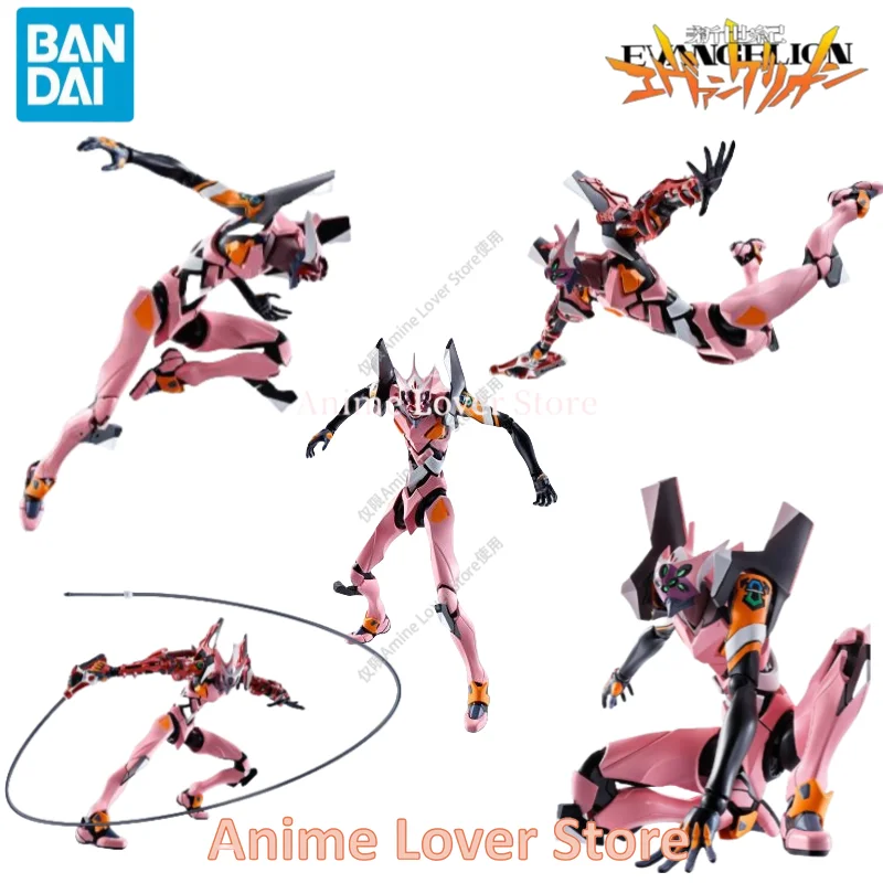 Oryginalna figurka Anime Bandai EVANGELION ROBOT SIDE przeguby EVA ruchome EVA-0-1-2-8 Model kolekcjonerski ozdoby