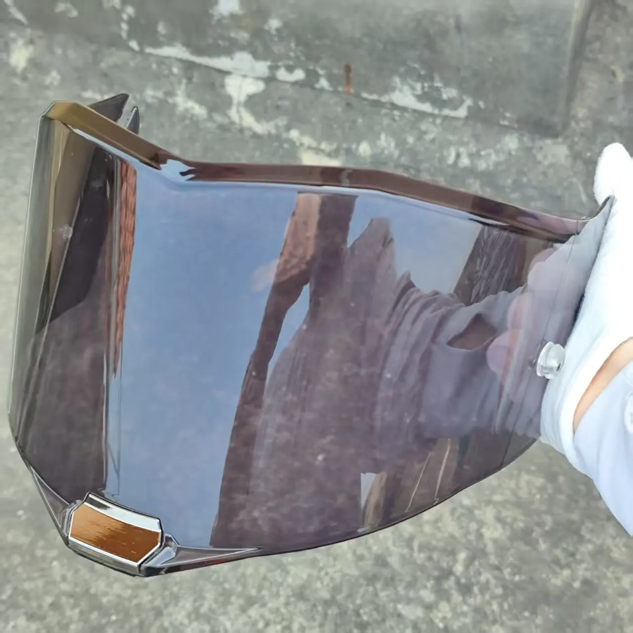 Photochromic Lens FF805 Visor Shield for LS2 FF805 Thunder Uv Protected Electroplated Face Shield Motorcycle Helmet Accessories - view 5