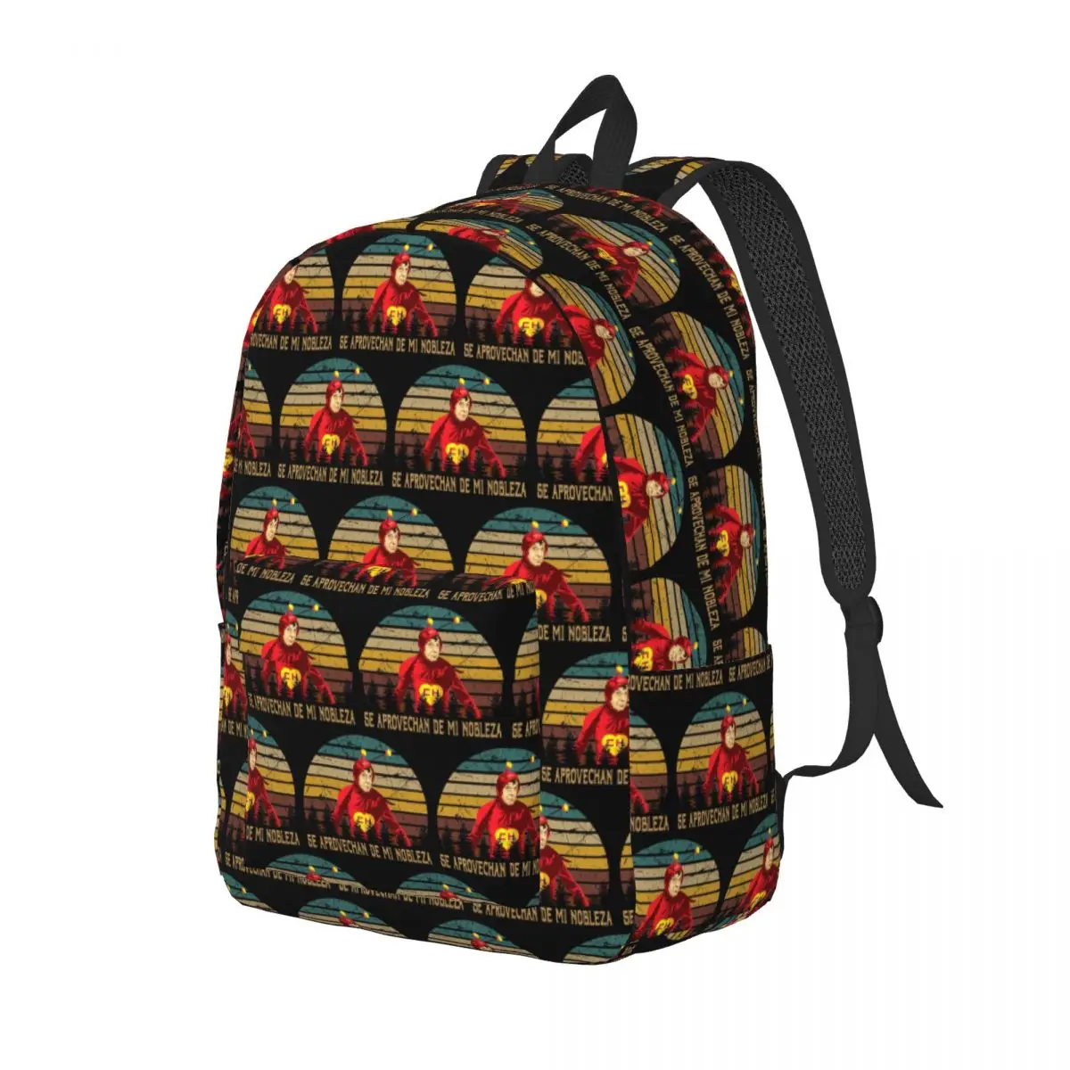 El Chavo Del Ocho TV Series Student Backpack School Bag Hiking Travel Daypack for Boys Girls Bookbag Shoulder Bags
