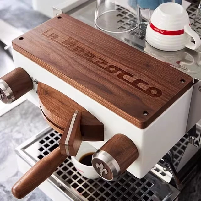 La Marzocco MINI GS3 Portafilter Handle - Walnut Wood with Metal Trim Replacement Kit