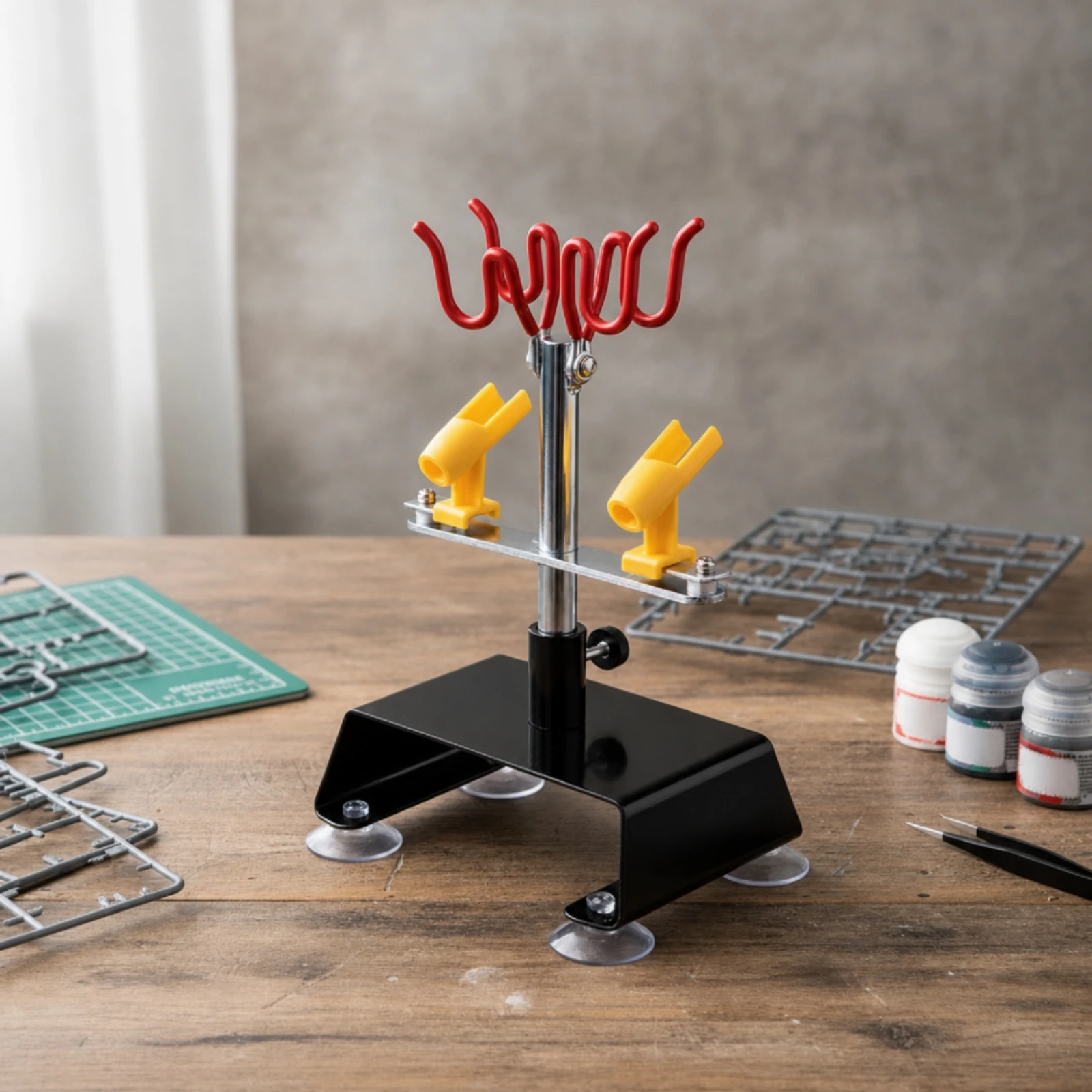 Tool Stand Stable Vertical Airbrush Holder Holder for Hobbyists, Spray Painting Projects, Workbench