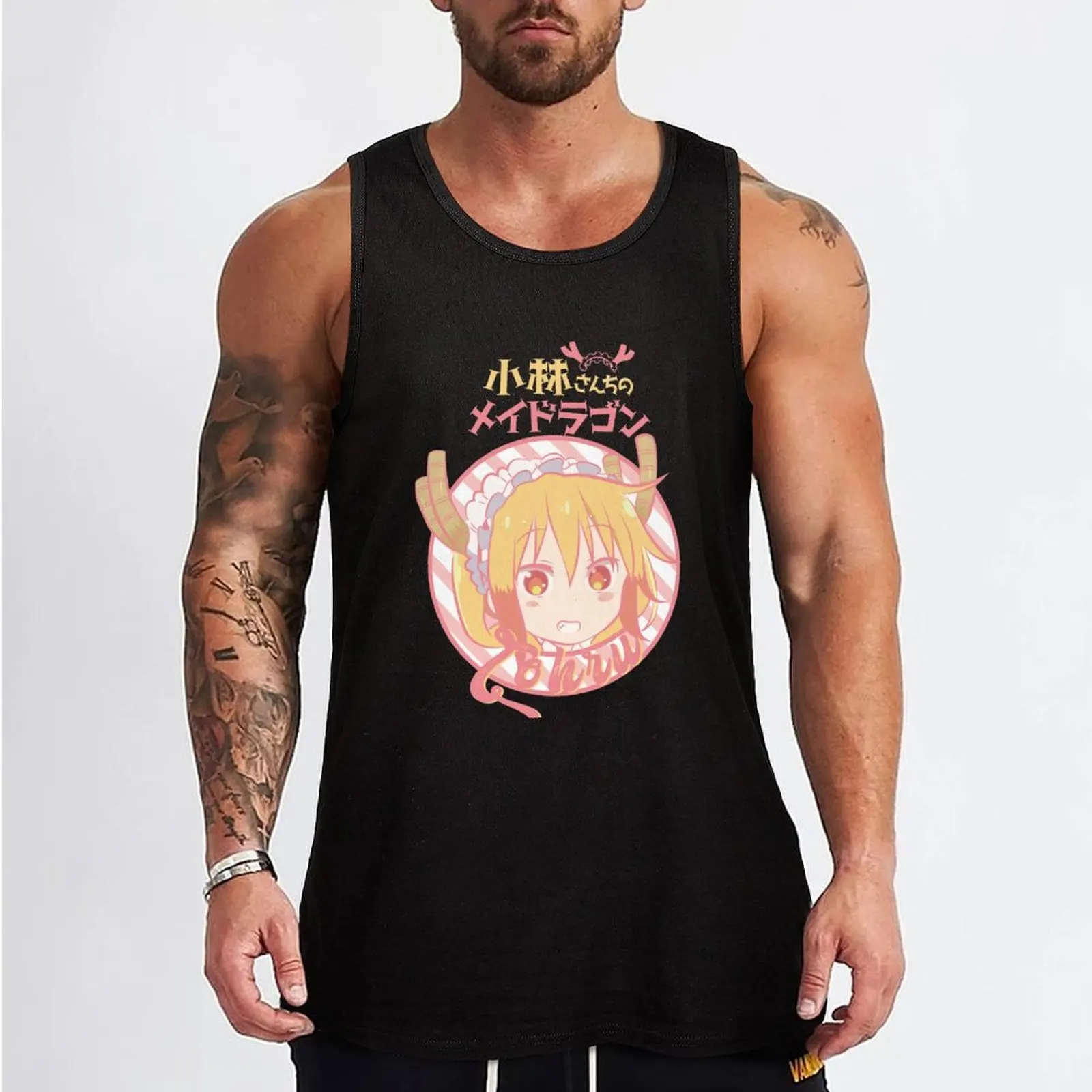 MISS KOBAYASHI'S DRAGON MAID: TOHRU Tank Top Men's singlets muscle t-shirt gym men