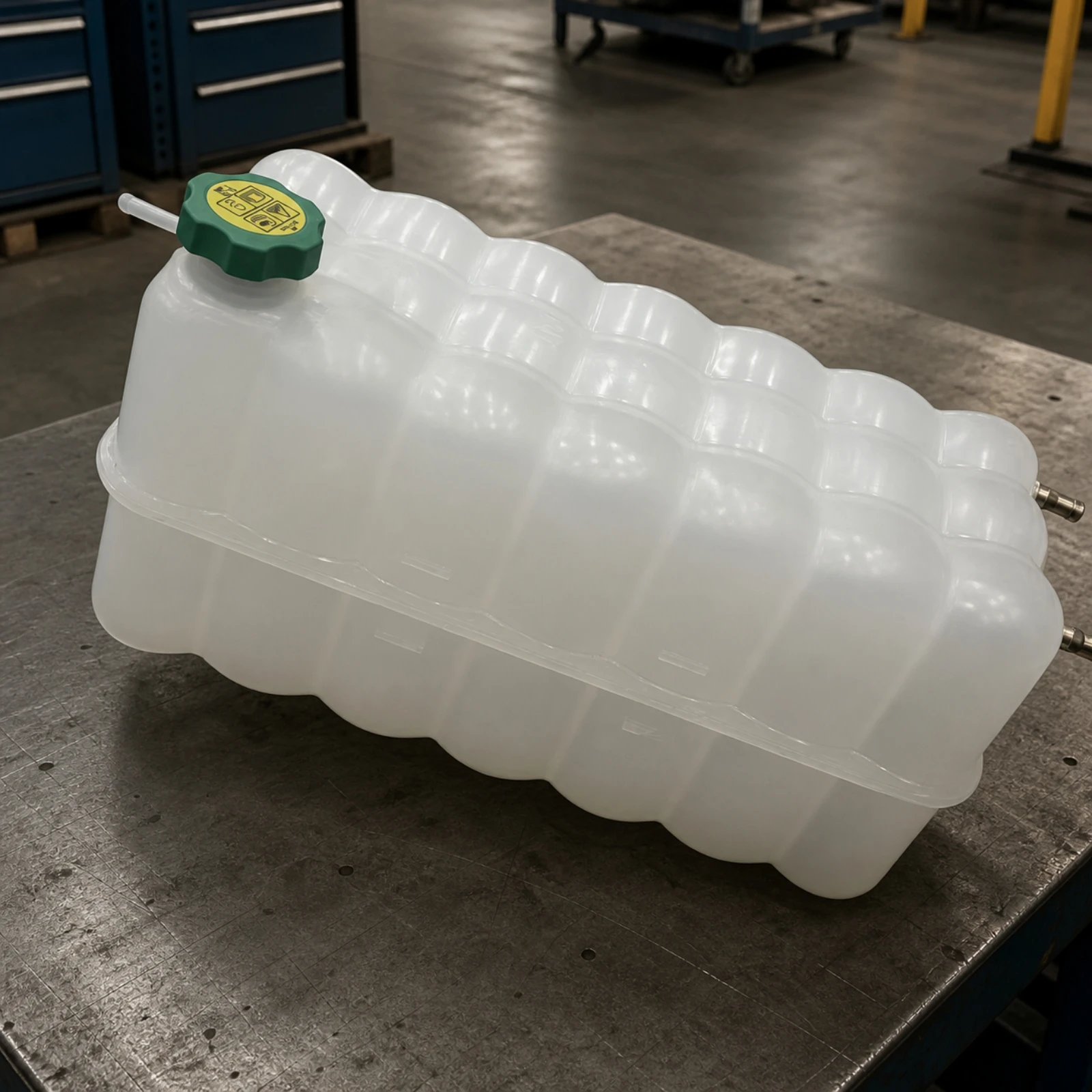 Auxiliary Coolant Reservoir Tank Translucent Excavator Coolant Reservoir Leak-Proof Easy Installation