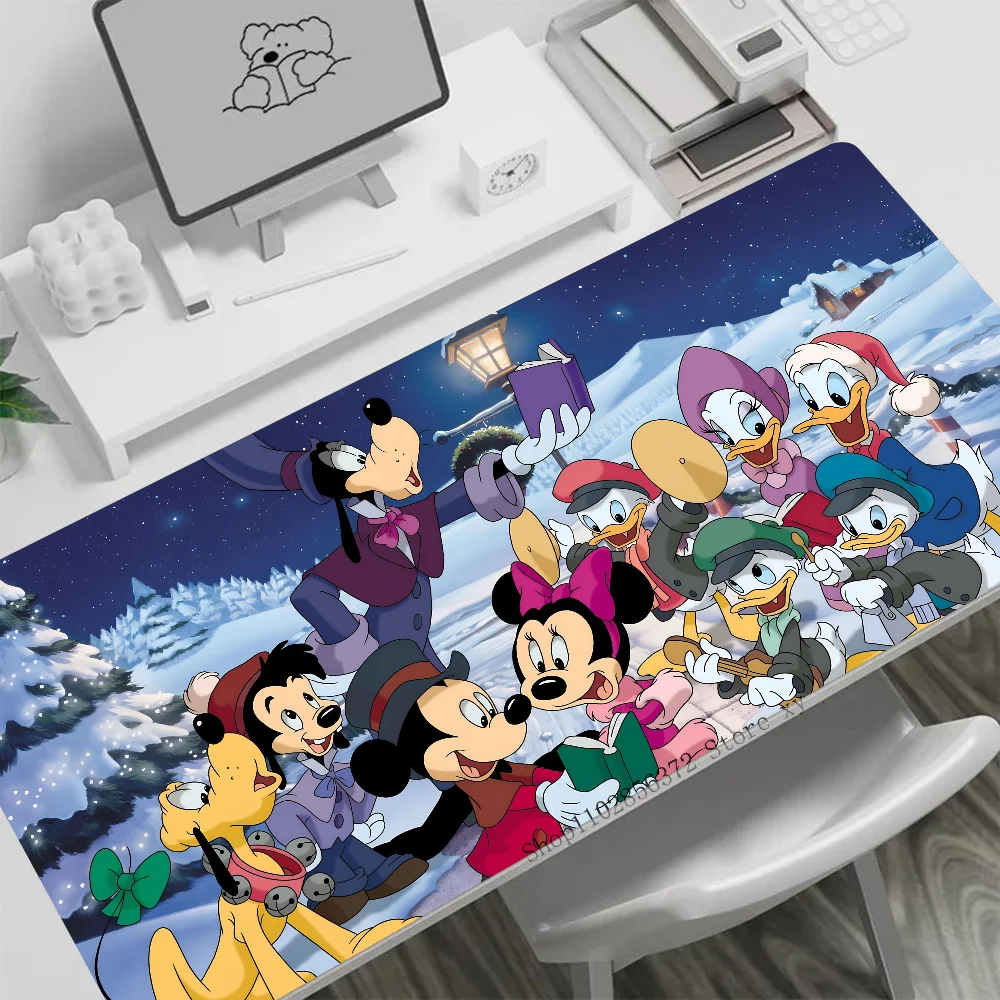 1PC M-Mickeys Mouse Christmas Non-slip Mouse Pad Suitable For Office Computers Laptops E-sports Game Desk Mats XXL Keyboard