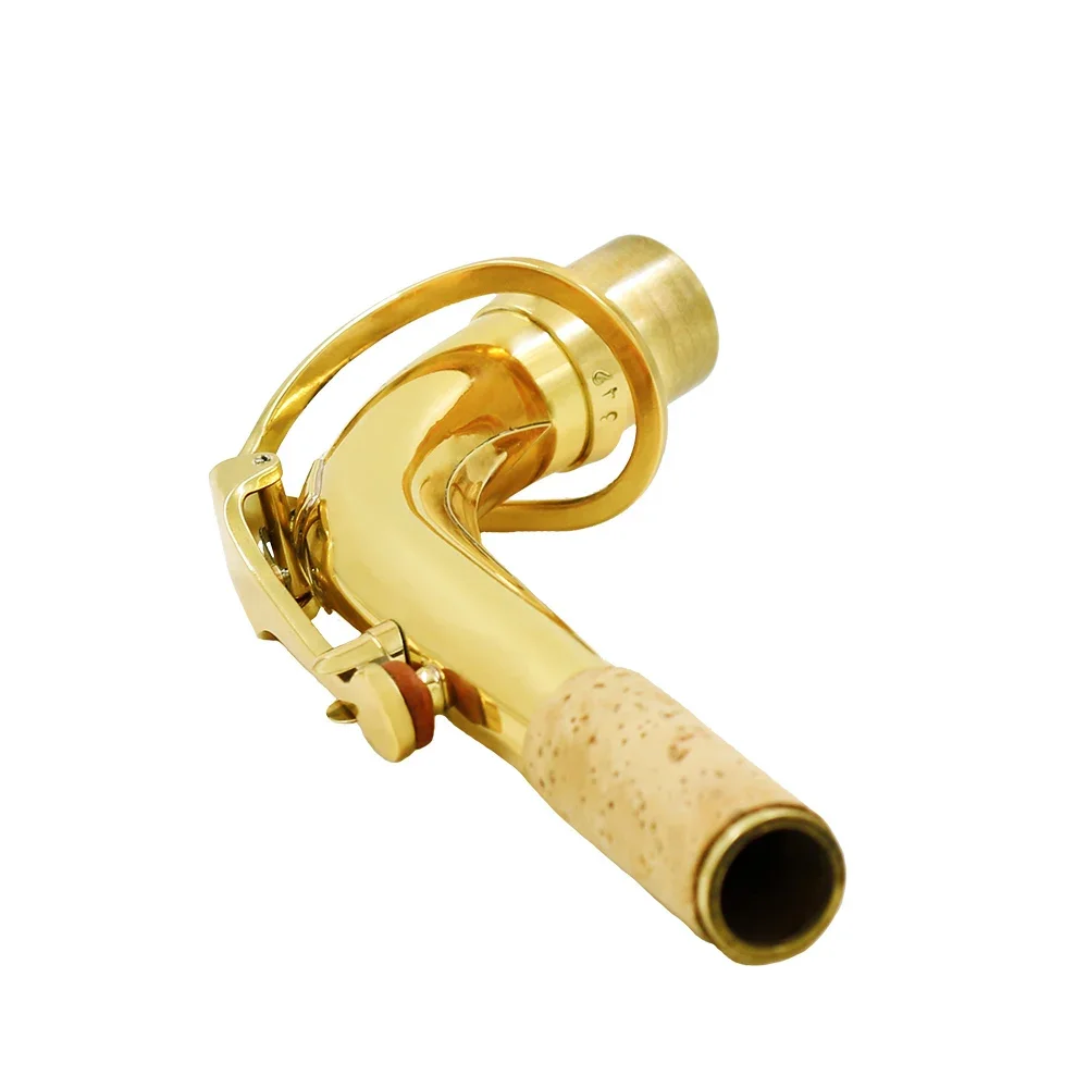 Alto Saxophone Neck Golden Brass Bend Neck for Alto Sax Musical Instrument Parts High Quality Woodwind Instrument Accessories