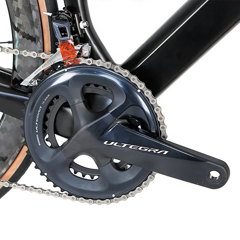 22 speed fully hidden inside track flat mounted oil disc brake carbon fiber racing class road bike