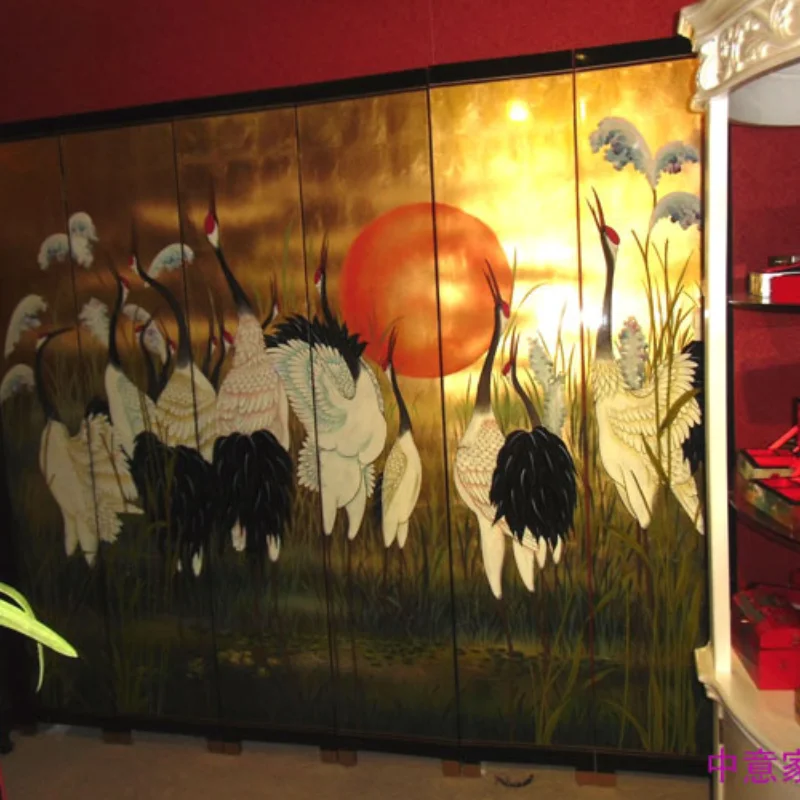 Purely hand-painted screen