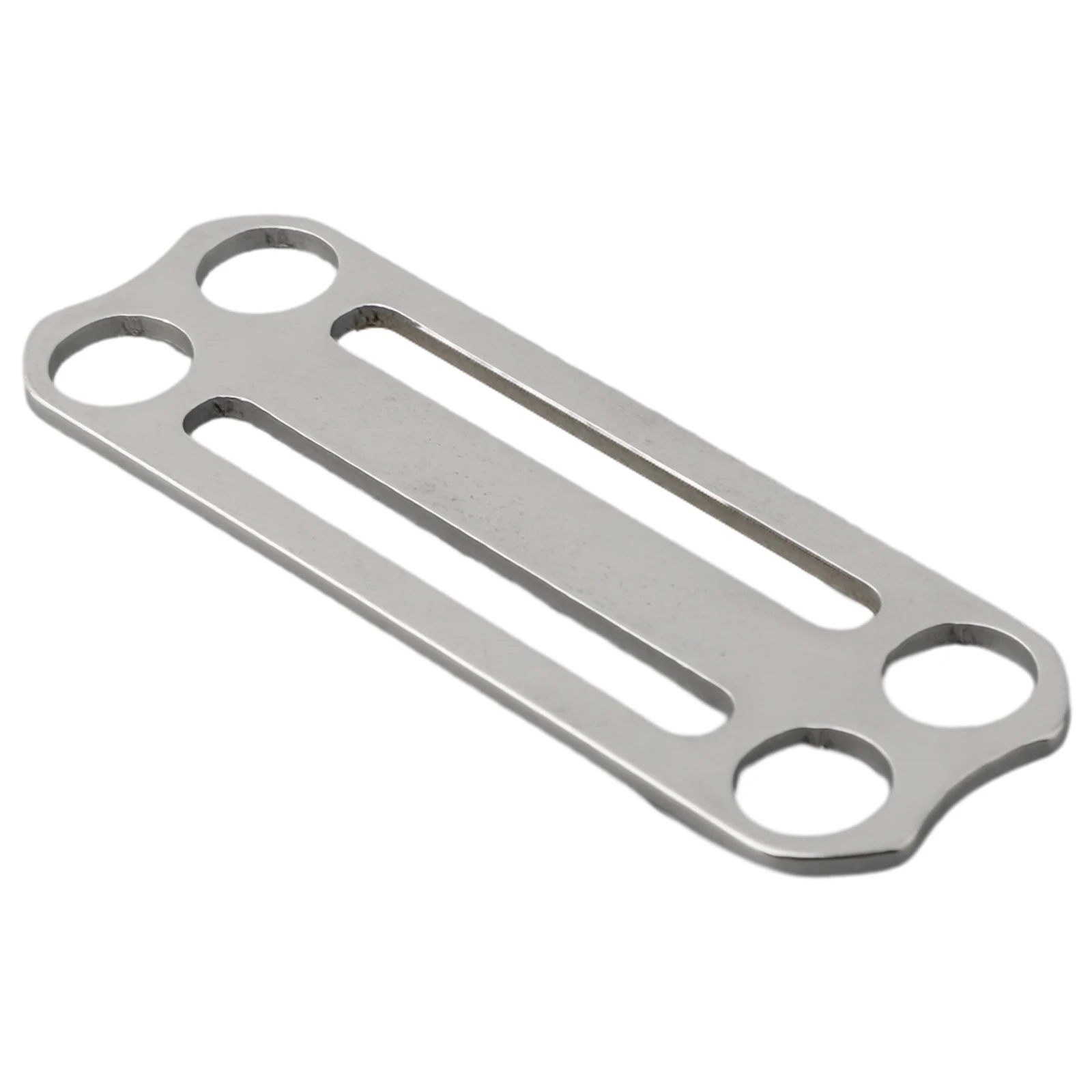 Hot Sale New Practical Slide Keeper Replacement 1 Pc Retainer Stopper Scuba Dive Silver Stainless Steel 85*28*2mm