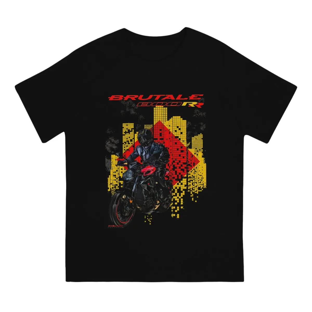 TT3 Isle Of Man TT Motorcycle Racing Brutale 800 RR Cube Tshirt Homme Men's Clothes Polyester T Shirt For Men