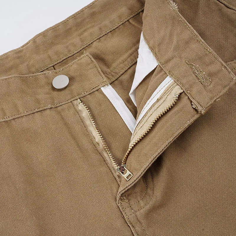 กางเกงยีนส์ทรงวินเทจลำลองเอวต่ำทรงหลวมกระชับสัดส่วนสไตล์สาวเปรี้ยวขากว้างสำหรับผู้หญิง