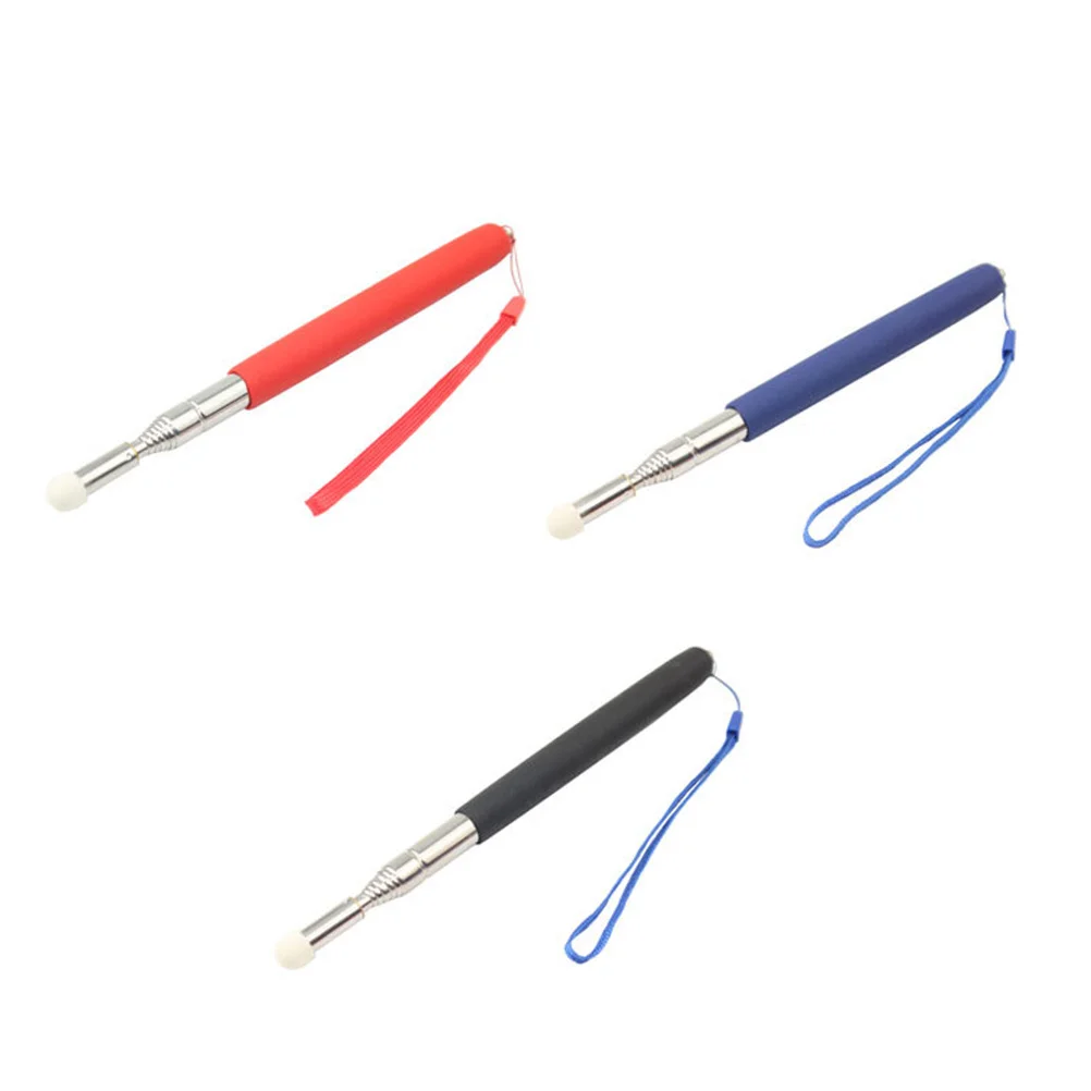 Puntero telescópico de fácil transporte, tienda perfecta para profesionales, administradores, habla, información clave de explicación, 3 uds.