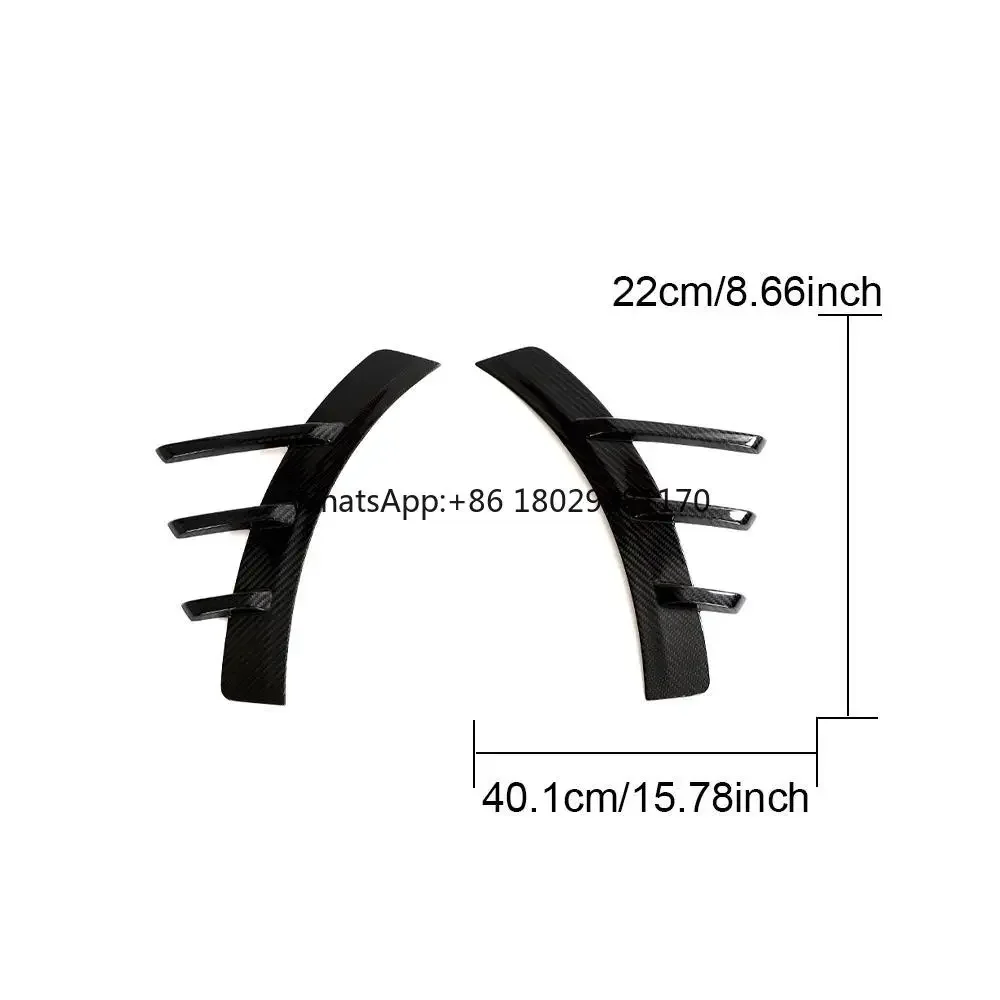 Сухое углеродное волокно, автомобильная накладка на колесо, бровь, арка, губы, брызговик, защита от вспышек для BMW G87 M2 2022-2023