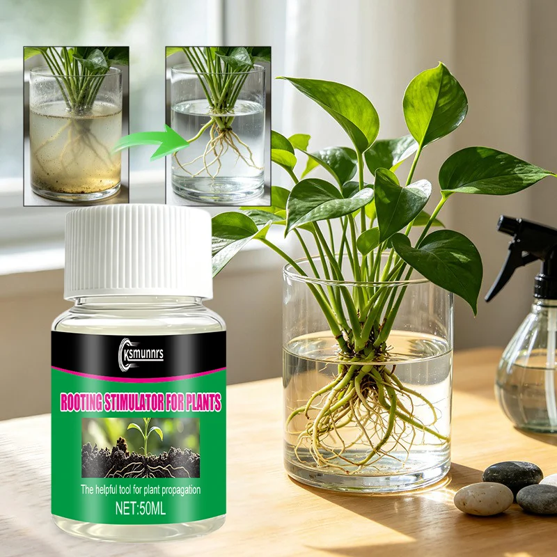 Plant nutrient solution maintains crystal clear water quality and creates an ideal growth environment for indoor hydroponic plan