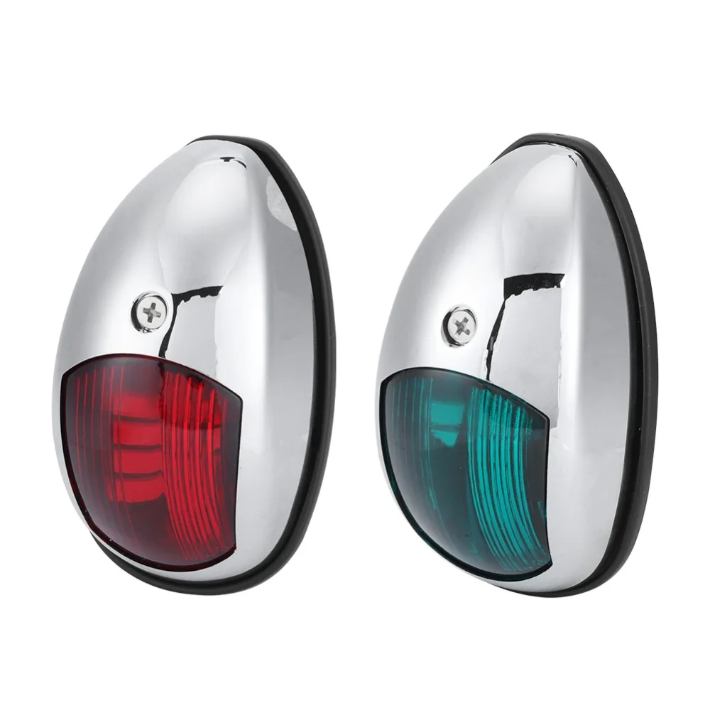 

1Pair Low Power Consumption 12V LED Marine Navigation Light PC Red Port Lamp Boat Navigation Light For Yachts