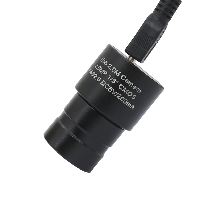 كاميرا USB 2MP للمجهر HD CMOS 23.2 مللي متر العدسة الرقمية للمجهر البيولوجي مشاهدة تسجيل الصور قياس #4
