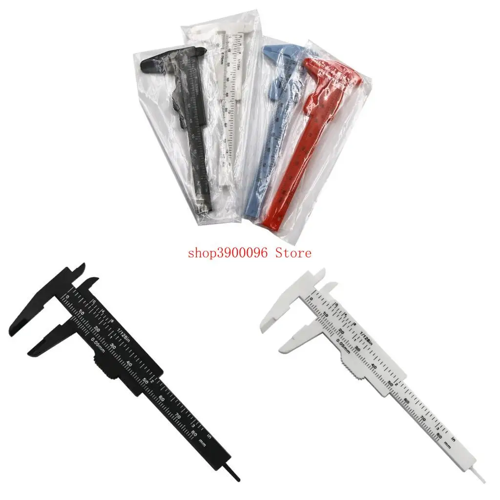 

Colorful Eyebrow Measuring Rulers Brow Mapping Rulers Tool Mini Verniers Calipers Double Scale Plastic Rulers 4PCS