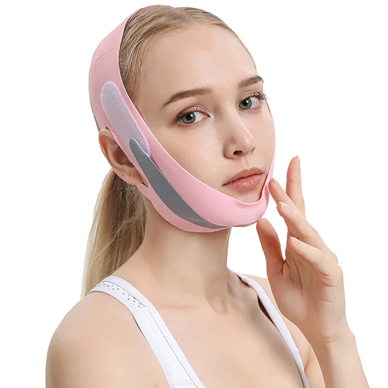 Przeciwzmarszczkowy bandaż na twarz Oddychający bandaż V Face Cheek Lift Up Band Face Thin Mask Reduce Double Chin V-Line Shaping Bandage