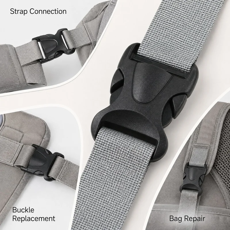 10-50Pcs 20-38mm Plastic Side Release Buckle Quick Lock for Backpack Sternum Waist Compression Strap Travel Bag Repair Hardware